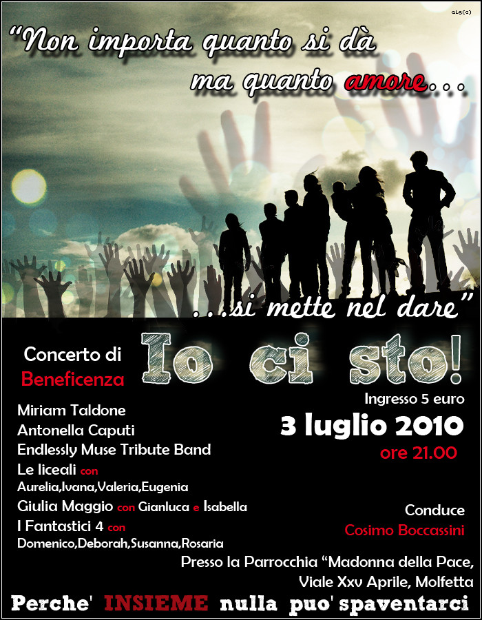 Molfetta alla beneficenza si risponde: &ldquo;Io ci sto&rdquo;